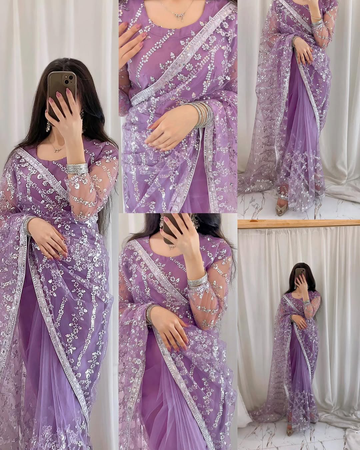 Hania Aamir Net Saree